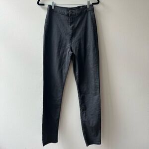 NWT Fashion Nova Grey High Rise Skinny Stretch Pants Size 13